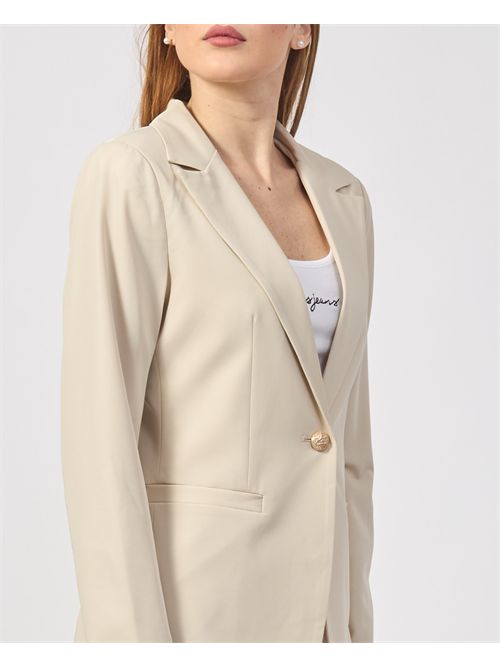 Yes Zee women's single-breasted jacket in technical fabric YES ZEE | G431-KE000222